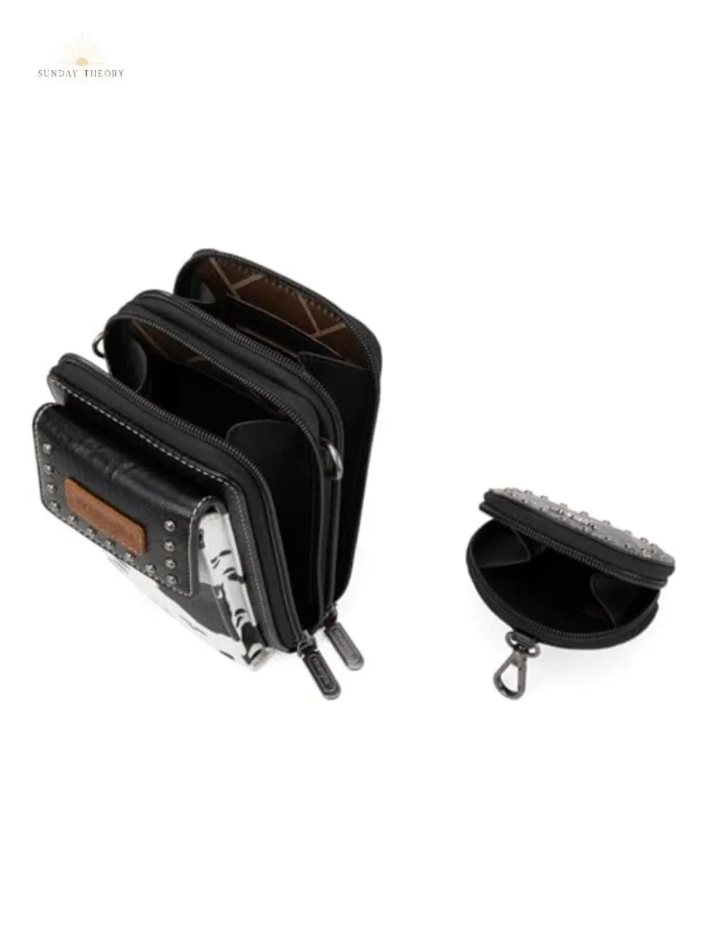 Wrangler Doctor Bag 3Pc Set Leather Satchel Purse w/ Detachable Strap